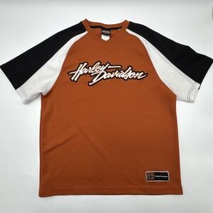 Genuine Harley Davidson Motorcycles V Neck Tshirt Large Big Barn Des Moines Iowa